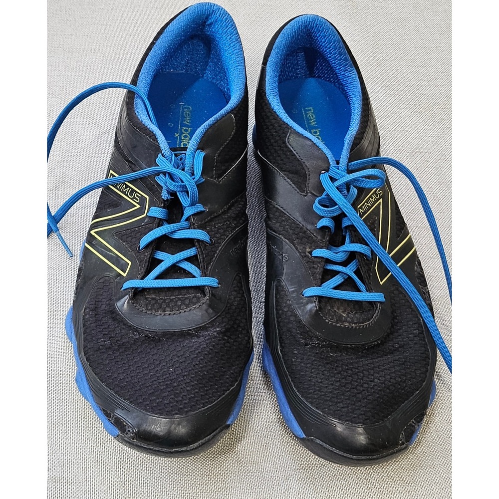New Balance Golf Shoes Men 13 Black Blue Minimus NBG1001 Spikeless Athletic